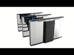 SUS304 Stainless Steel Sliding Barrier Gate Turnstile Kustom Dengan Buzzer Alarm