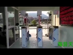 Situs Konstruksi Tripod Turnstile Card Reader 3 Arm Bi Directional Access