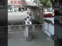 AG-PX31122802 Gerbang Penghalang Ayunan Keamanan Cerdas yang Dapat Diakses Kendaraan untuk Luar Ruang