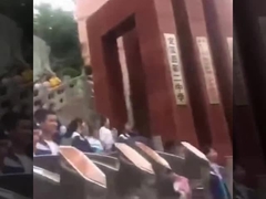 Pintu Putar Handicap Stasiun Kereta Flap Barrier Semi Otomatis