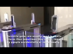 Pintu Keamanan Turnstile Swing Barrier Kustom Untuk Penyandang Cacat