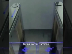 Sunproof Electronic Turnstile Gates, High End Swing Barrier Gate Turnstile Untuk Pintu Masuk