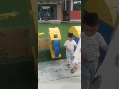 40p/menit TK Swing Barrier Gate Turnstile 0.2s Untuk Taman Bermain Anak