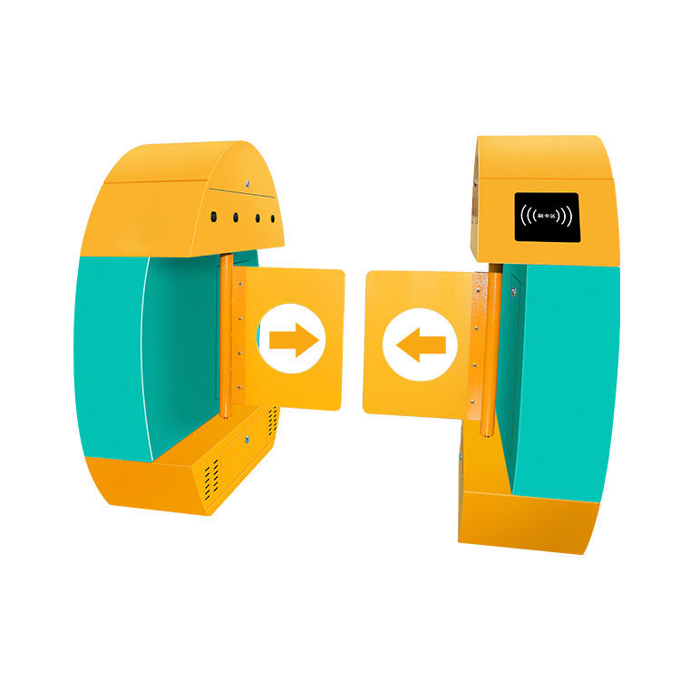 Aman TK Swing Barrier Turnstile Ukuran Kompak Ditarik Warna-warni