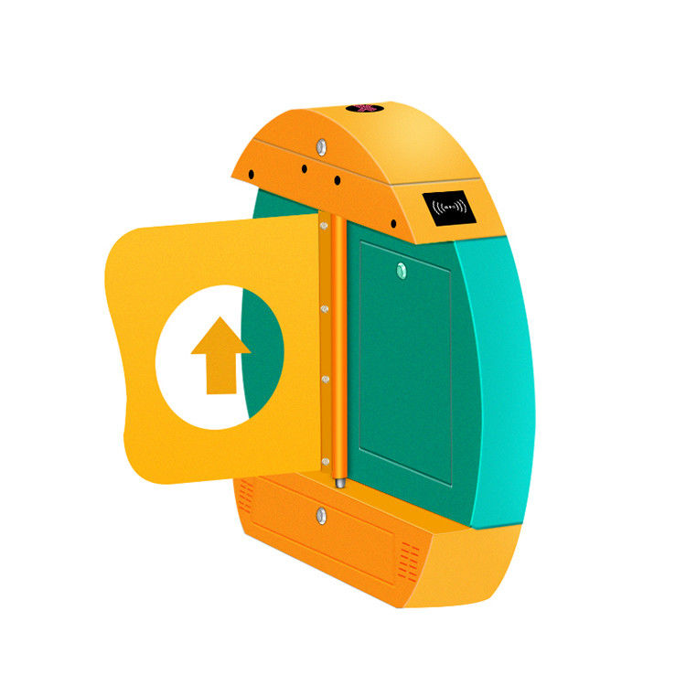 Aman TK Swing Barrier Turnstile Ukuran Kompak Ditarik Warna-warni