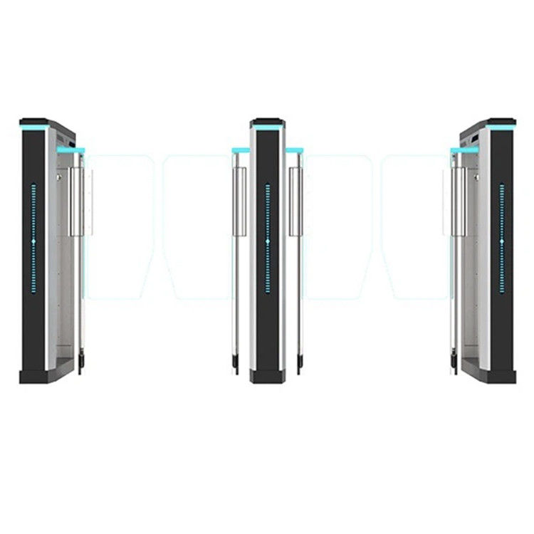 SUS304 Slim Speed ​​​​Gate Turnstile Entry System 40p / m-60p / m dengan Buzzer Alarm