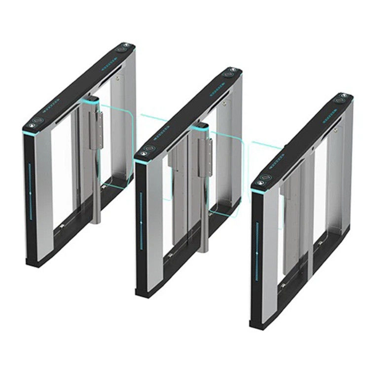 SUS304 Slim Speed ​​​​Gate Turnstile Entry System 40p / m-60p / m dengan Buzzer Alarm