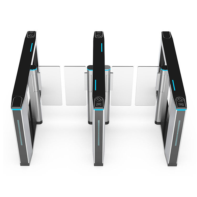 SUS304 Slim Speed ​​​​Gate Turnstile Entry System 40p / m-60p / m dengan Buzzer Alarm
