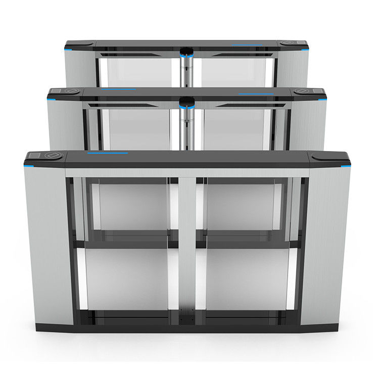 SUS304 Slim Speed ​​​​Gate Turnstile Entry System 40p / m-60p / m dengan Buzzer Alarm
